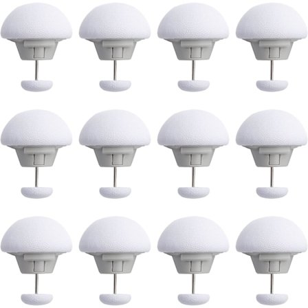 12 Skridsikre Dynebetræksklemmer, Hvide Lagenholdere for Sikkert Greb [JUN]