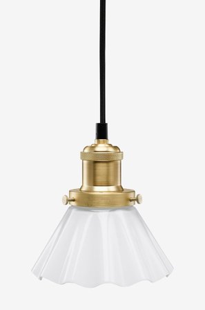 PR Home - Pendel August, bølget 15 cm - Hvid - Pendler - Fra Homeroom