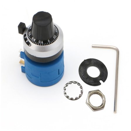 3590S-2-102L 1K Ohm Dreiepotensiometer Pot 10 Omdreininger Med Omdreinings Teller
