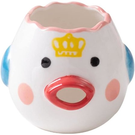 Keramisk äggseparator Tecknad äggseparator Mini äggvite-ägguleseparator Keramisk äggseparator Köksbakningsverktyg (Stil 2)