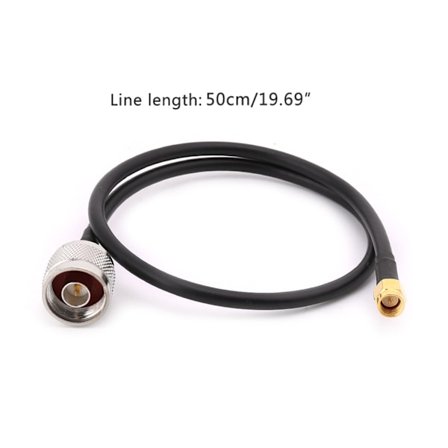 SMA Han till N Han RG58 Pigtail Kabel 50cm Koppling Wifi Antennkablar
