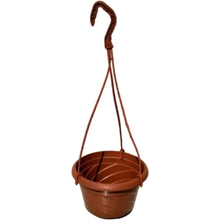 10 stk. hængende planteopsats kurv indendørs/udendørs hængende blomsterpotter planter holder hænger kroge til boligindretning rød