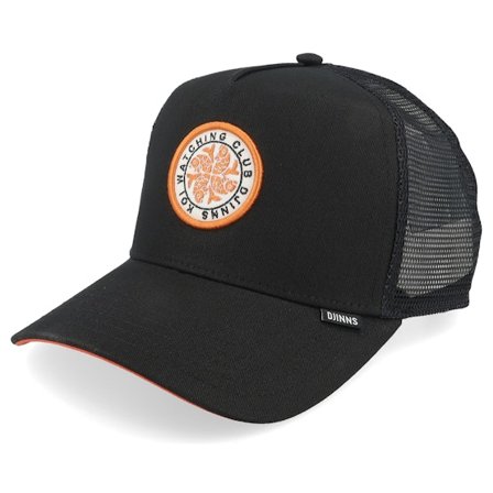 Djinns - Noir trucker Casquette - Hft Cap Koi Watching Black A-Frame Trucker @ Hatstore