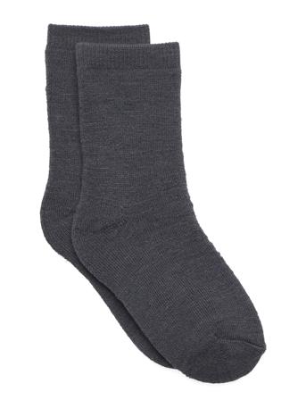 Nmmwaksi Wool Terry Sock Xxii Socks & Tights Socks Grå Name It