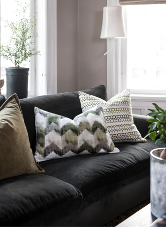 Rebell Putetrekk Messina Leaf 40x60cm