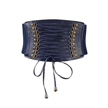 Naisten Retro Leveä Vyö Korsetti Vyötärö Elastinen Mekko Vyö Venyvä Kiristäjä