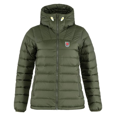 Fjällräven Expedition Pack Down Hoodie Women's Women middle-layer down jackets Green L