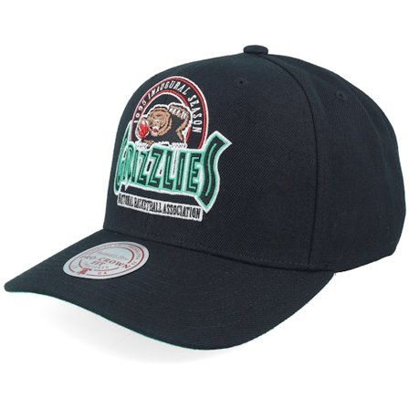 Mitchell & Ness - Vancouver Grizzlies Inaugural T Crown 1995 Black Adjustable Adjustable Black Cap - NBA @ Hatstore