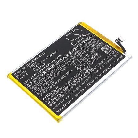 Batteri for SmartPhone, Mobil for Xiaomi 2409BRN2CA, 2409BRN2CC, 2409BRN2CG og andre.