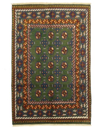 97X147 Alfombra Oriental Afghan Fine Negro/Marrón (Lana, )