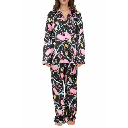 Chiara Ferragni Collection, Pyjamas Czarny, Kobieta, Rozmiar: S