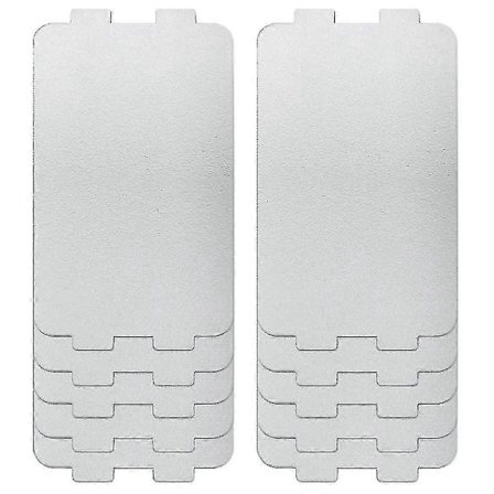 10-pack Mikrovågsugn Universal Glimmerfolier, Ersättningsark Klipp Mikrovågsugnstillbehör