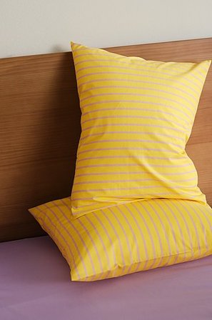 Jotex - Örngott 50x60 Cm 2-pack Ekologisk Citrongul/lila SIMA - Köp Örngott hos Jotex