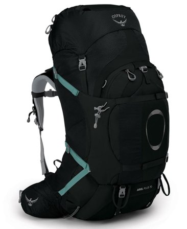 Osprey Ariel Plus 70 Black