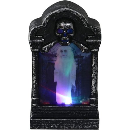 2 st Halloween-ljus LED-skräcklampa Skelett Gravsten Ljus Dekorativ Nattlampa Kreativ