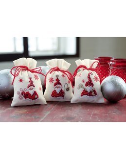 Broderikit Doftpåse Nisse med lykta 1-pack - Vervaco