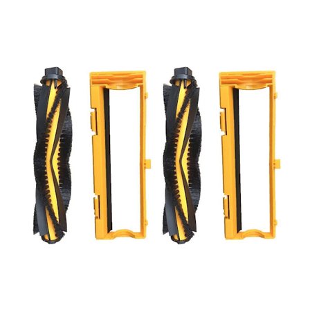 2 kpl Pääharjaa + 2 kpl Rullan Harjan Levyn Kantta Roscenic 800t 820s 830s 830p Imureille