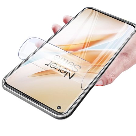 OnePlus 8 Pro Mjukt Skärmskydd PET 9H 0,2mm Transparent/Genomskinlig