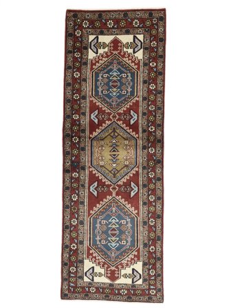 66X190 Tapis D'orient Ardabil De Couloir Marron/Noir (Laine, Perse)