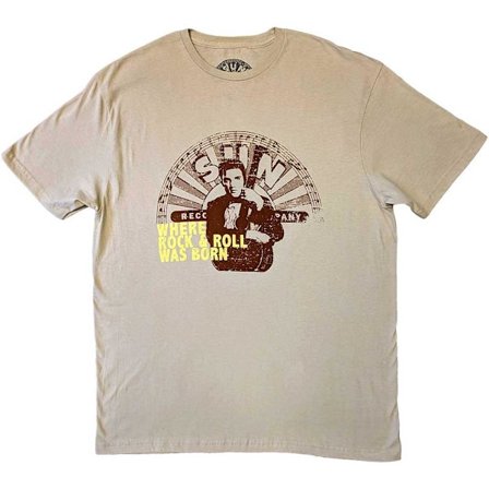 Elvis Presley Unisex Vuxen Where R&R Was Born Sun Records T-shirt