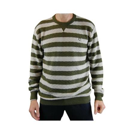 Garcia Round-neck Strik Grøn, Herre Strik, Størrelse: L