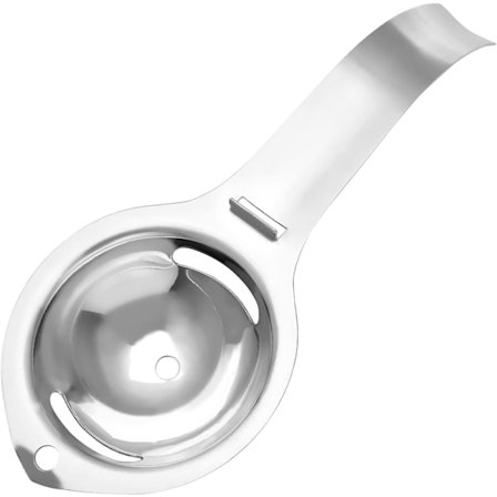 Eggeskiller, eggehvite- og plommeskiller, rustfritt stål, helse og sikkerhet, separator, kjøkkenutstyr 1 stk