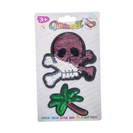 Glitterseez Dödskalle Självhäftande Märken