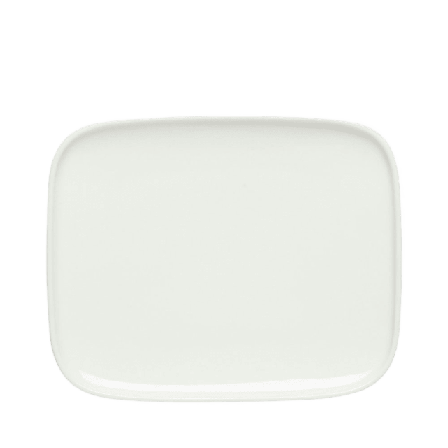 Marimekko Tallrik Oiva 15x12 cm Serveringstillbehör Vit ONESIZE