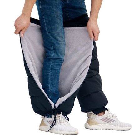 Varme motorcykel knæpuder med lynlås, vindtætte, varme, tykkede knæpuder, justerbar beskytter, one size fits all 60cm