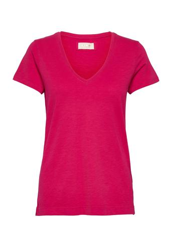 Arden Organic V-Ss Tee Red MOS MOSH