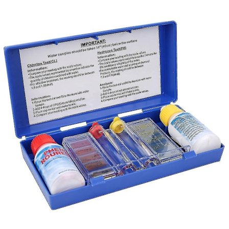 Ph Klor Vattenkvalitet Test Kit Simbassäng Testare Vatten Testlåda