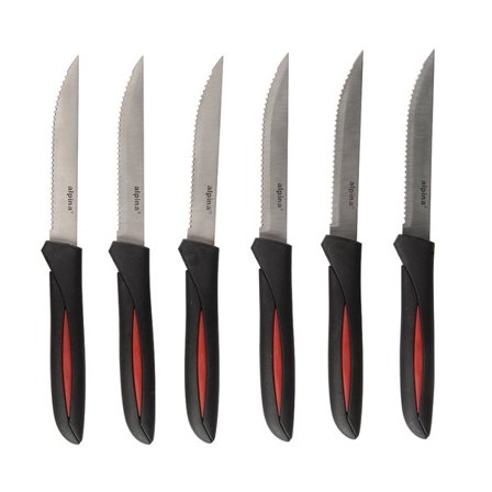 Stegeknive 6-pak, 22,8 cm