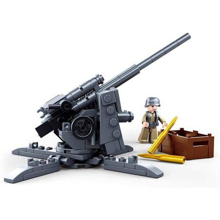 Tysk konstruksjonssett, flerfarget, medium