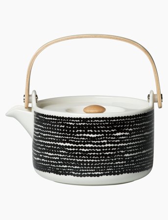 Siirtolapuutarha Teapot 7Dl Black Marimekko Home