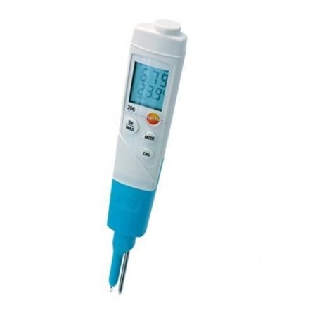 TESTO 206-PH2 PH-MÄTARE FÖR HALVFAST MEDIA