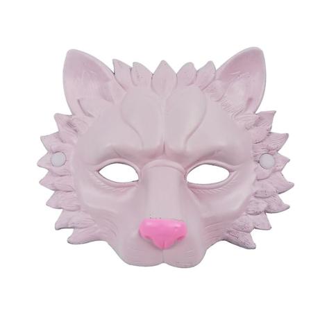 Lion Mask Halvt ansigte Dekorativt forsörjning Holdbar 3d for Halloween maskerad Pu Skum Lejonmask Vuxen kostym Festtillbehör PUM20005-2