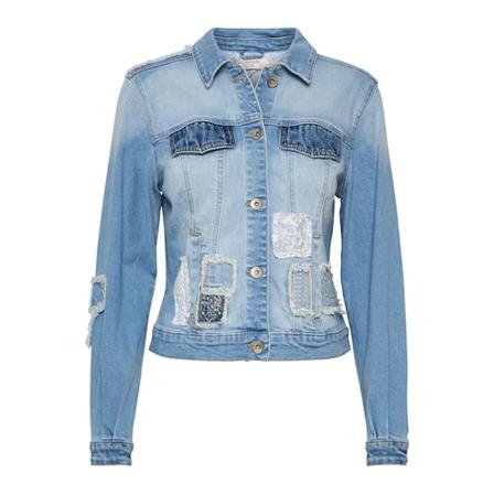 Cream Denim Jakke BCI Blå, Dame