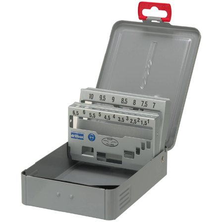 Z 870411 Borrkassett plåt, tom 1-13 mm, för 25 st, Garageinredning & förvaring