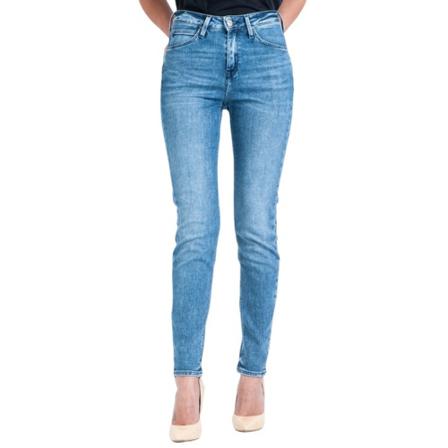 Lee Skinny Jeans , Blauw , Dames , Maat: W26 L31