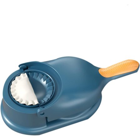 (Blå) 2-i-1 ravioliform, kjøkkenmaskin for å lage ravioli, deigklemmer laget av trygt absorberende materiale, praktisk kjøkkentilbehør, lett å