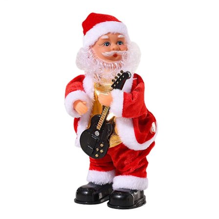 2025 Nyt Elektrisk Julemand Legetøj med Svingende Hofte, Sang og Dans til Børn Julegave