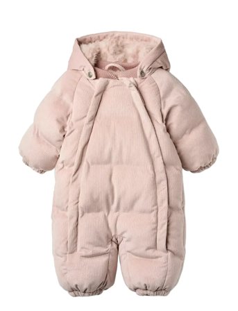 Puffer Baby Suit Nallo Pink Wheat