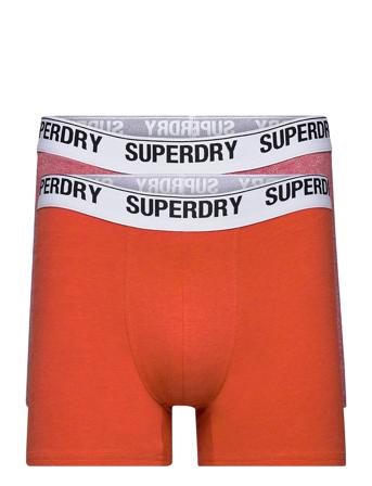 Boxer Multi Double Pack Bokserit Oranssi Superdry