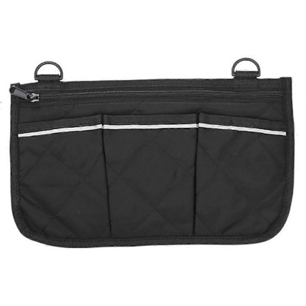 Yleiskäyttöinen rollaattorin laukku, järjestelytaskut, pyörätuolin sivulaukku skootterille