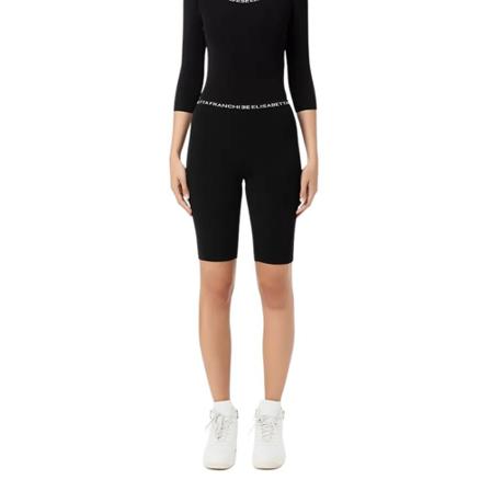 Elisabetta Franchi, Casual Shorts Czarny, Kobieta, Rozmiar: S
