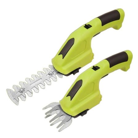 2-i-1 Græssaks & Hækketrimmer, Kant- og Busksaks, 2 udskiftelige blade, Letvægt, Havekanttrimmer