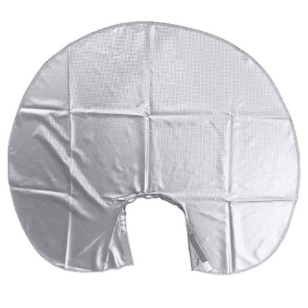 Kort sminkkappa Lättvikt Kam ut skägg rakblad Haklapp Silver