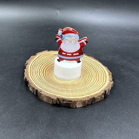 2 STK jule elektronisk stearinlys stearinlys nattlys 1 1