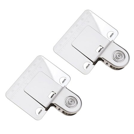 Kulma- ja kaarevan pinnan ruostumattomasta teräksestä valmistettu mittanauhan pidike