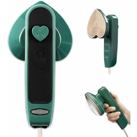 Mini strygejern, 2 i 1 dampstrygejern med 50 ml vand, lille let dampstrygemaskine, pladsbesparende hånddampstrygejern til rejser og hjem